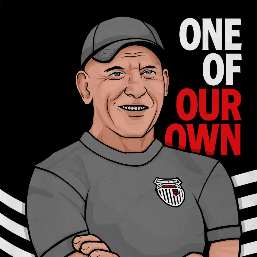 GTFC illustration with text stating 'One of our own'