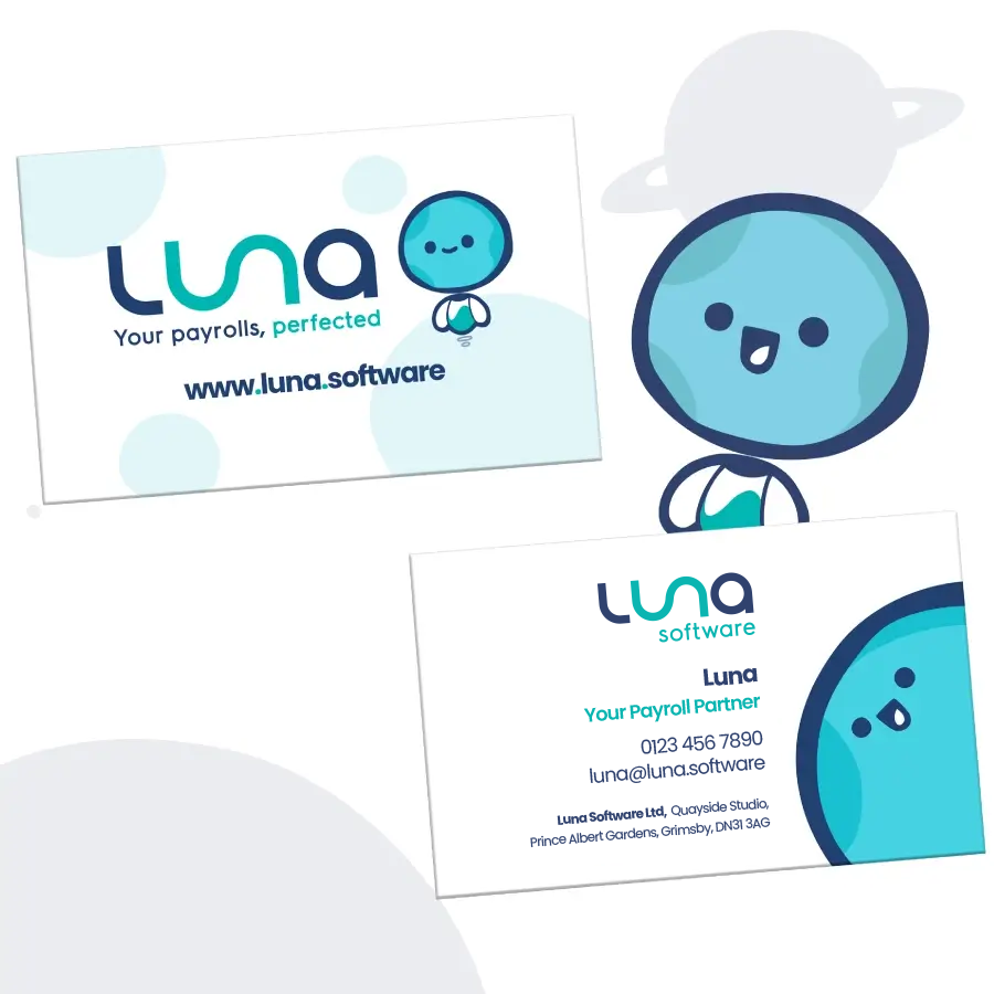 Luna software buisness cards
