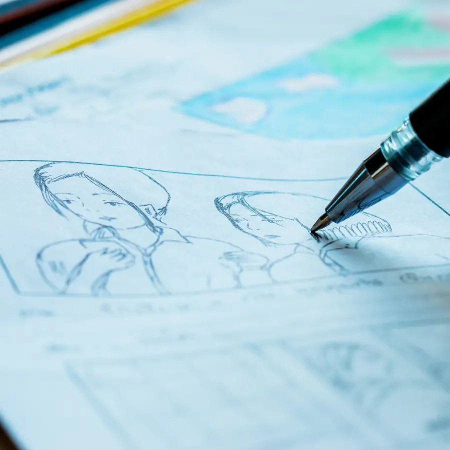 NLaG NHS Trust drawing of people