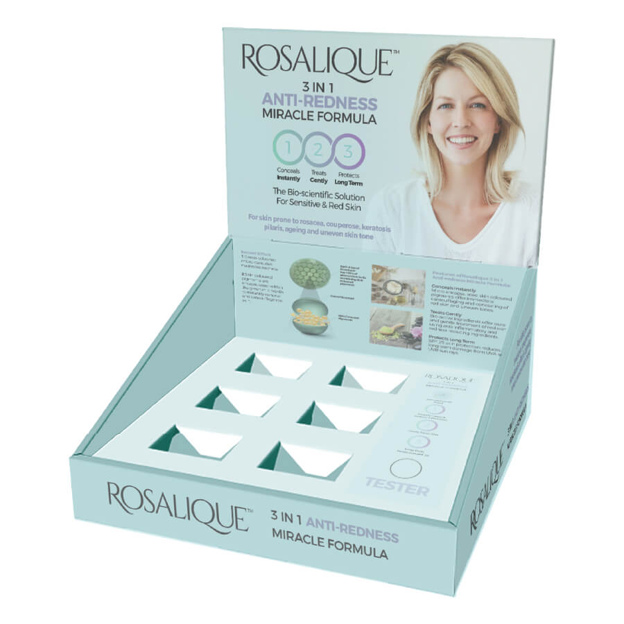 Rosalique branded Product Display