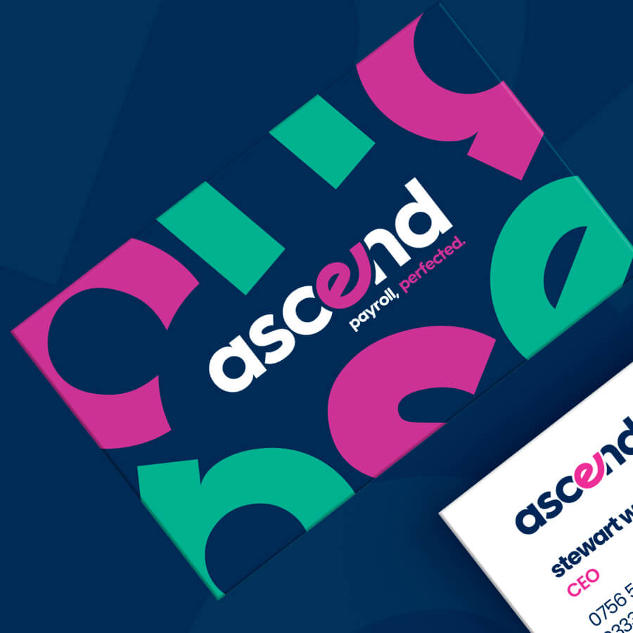 ascend payroll Buisness card