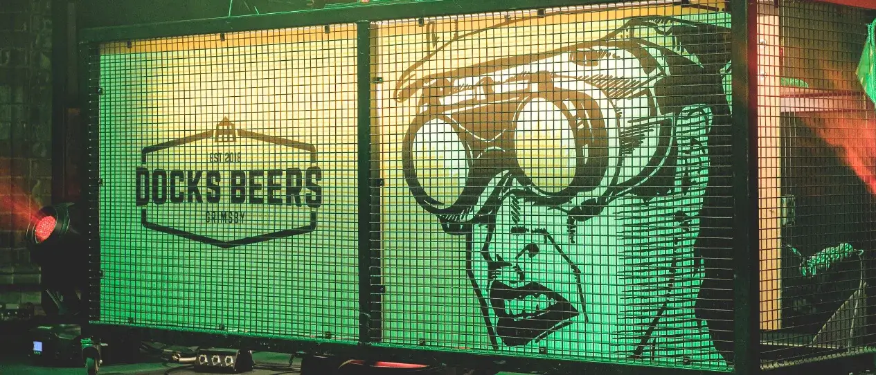 Docks beers branded bar