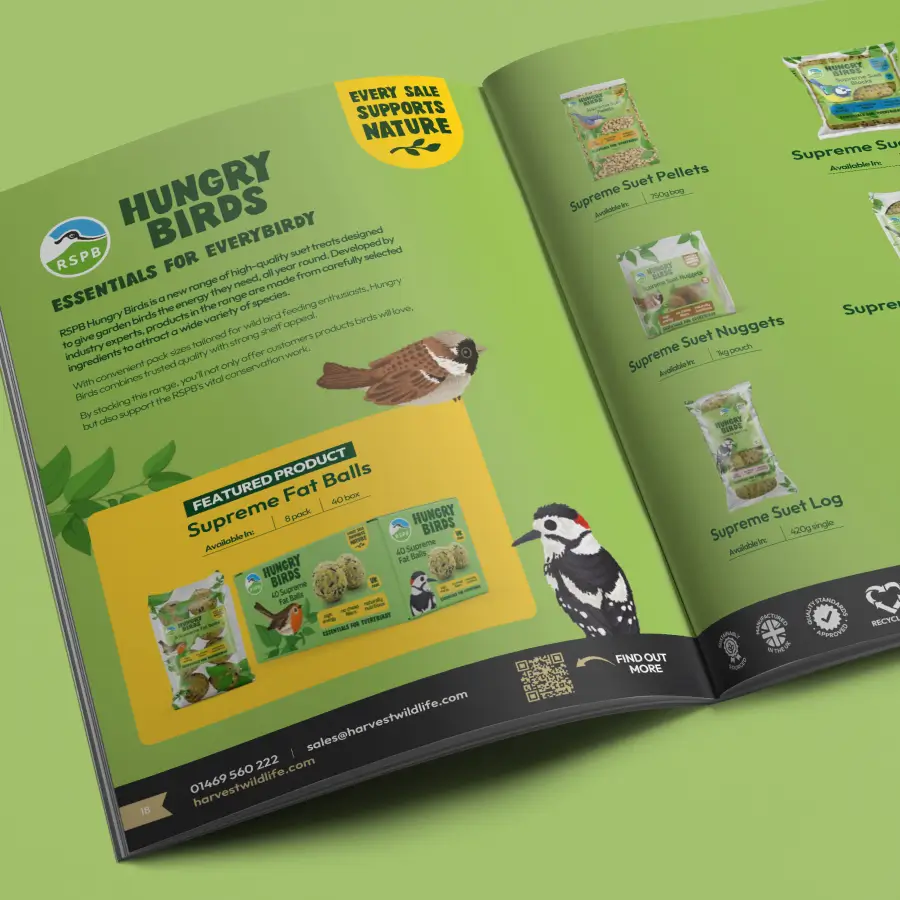 Harvest RSPB catalogue