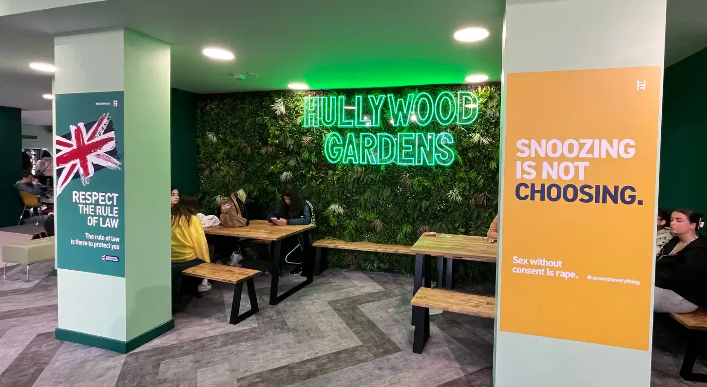 Hullywood Gardens space at hull college