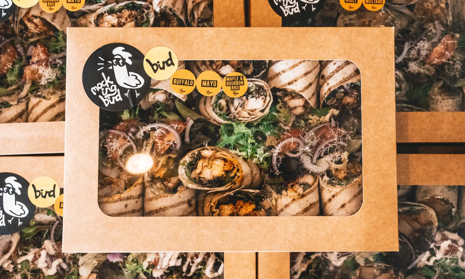 Mockingbird food in mockingbird packaging