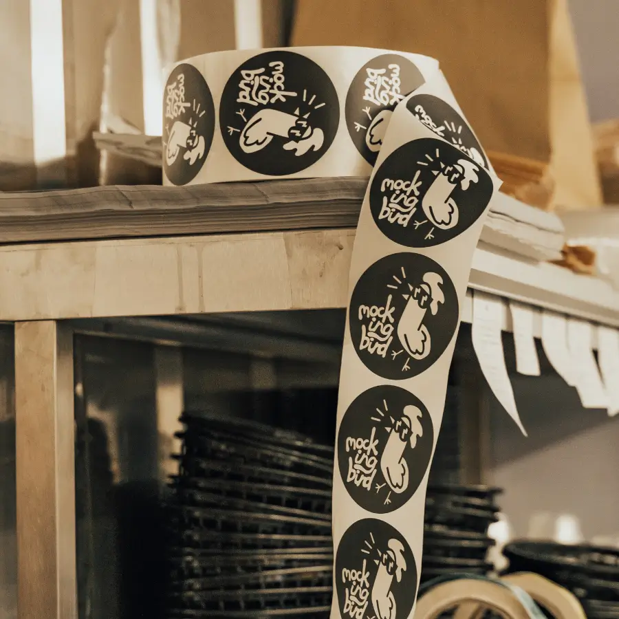 Mockingbird sticker roll