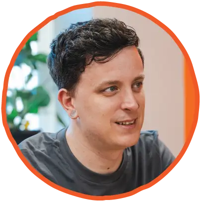 Kirk Arnold Creative Director at Sourcefour Bio Photo with Border